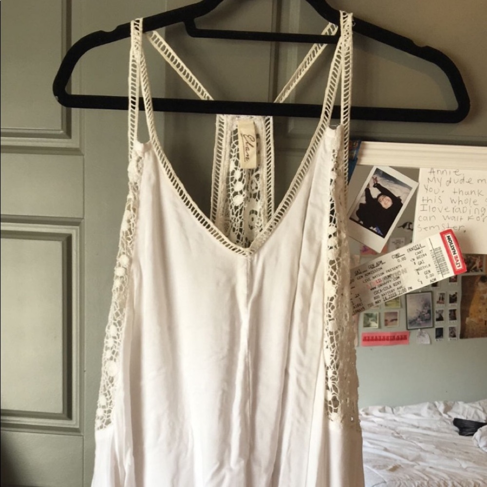 White lacy dress